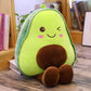 23.6 inch Large Avocado Fruit Soft Plush Toy Furry Stuffed Toy Avocado Plush Doll Cute Toy Avocado Stuffed Pillow Kawaii Food Shaped Fruit Series