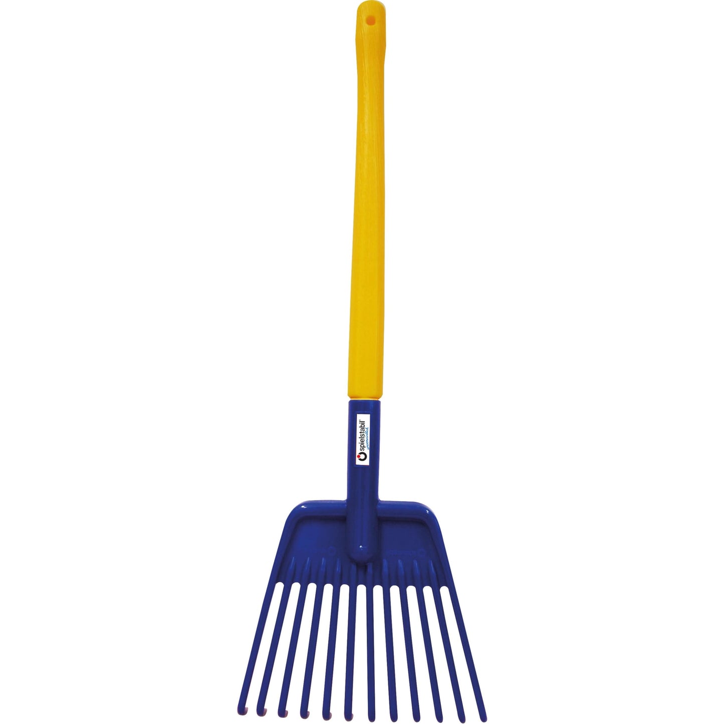 Spielstabil Four Seasons Pack of Sand Toys - Children's & Toddler Outdoor Toys, Long Handled Beach Shovel, Leaf Rake, Flat Snow Shovel & Garden Rake