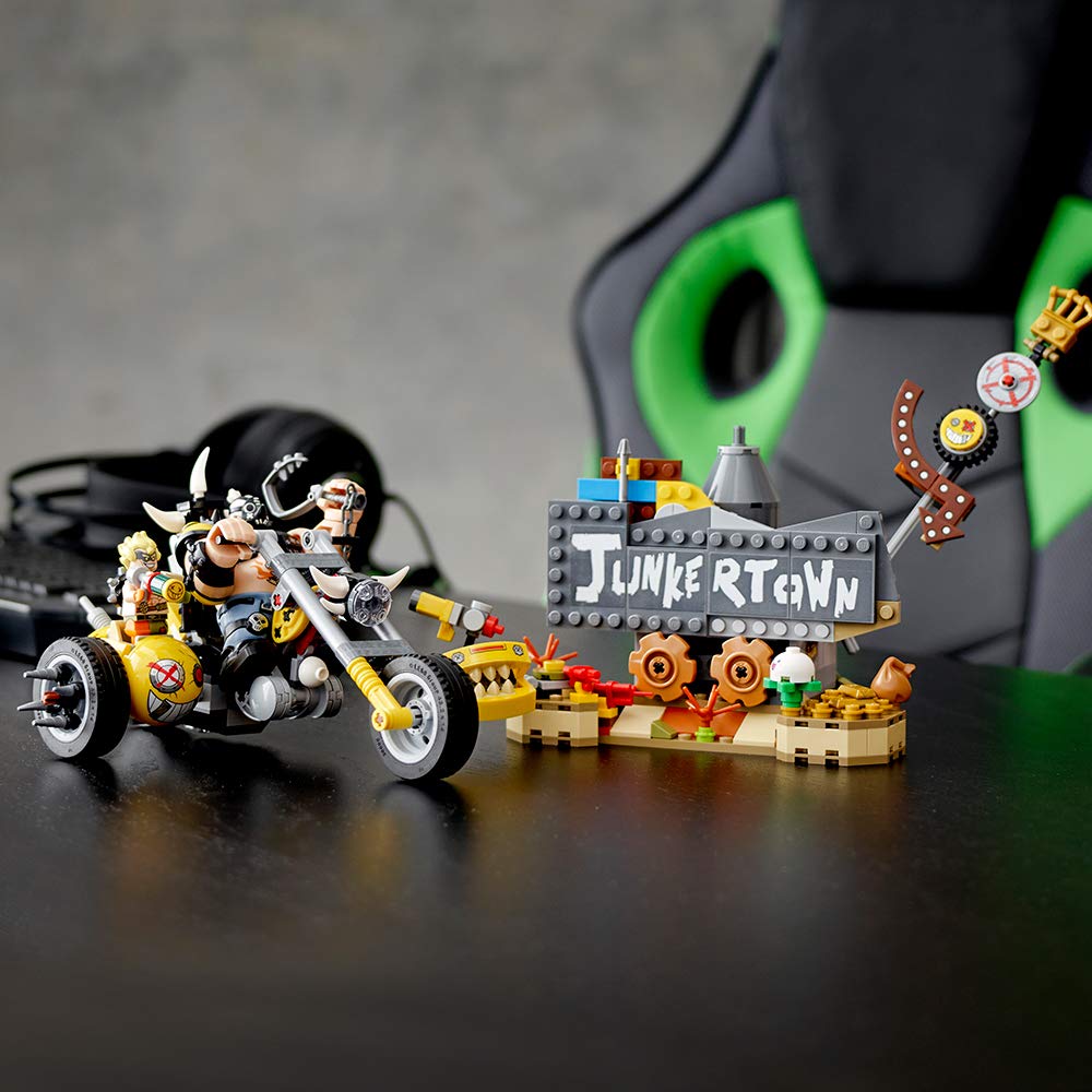 LEGO Overwatch Junkrat & Roadhog 75977 Building Kit, Overwatch Toy for Girls and Boys Aged 9+ (380 Pieces)