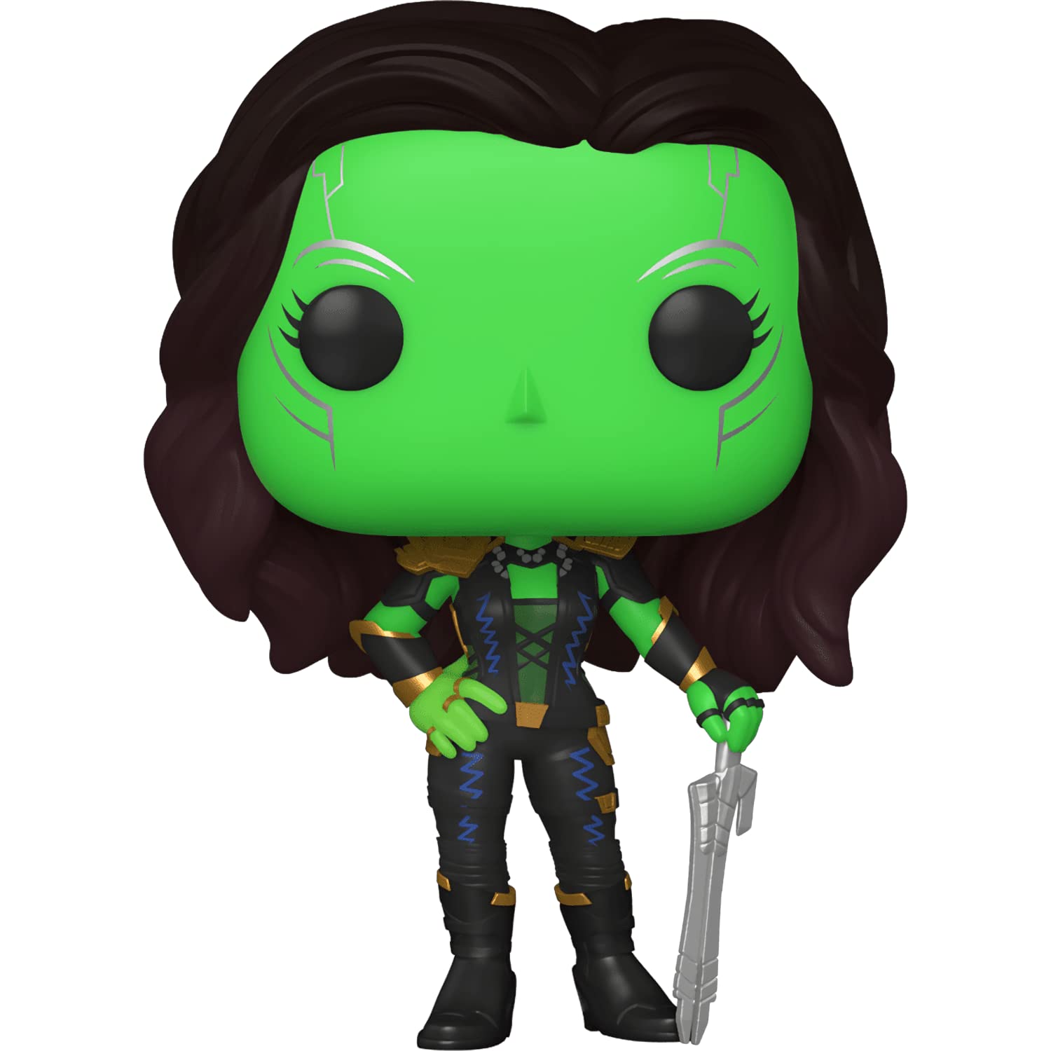 Funko Gamora Daughter of T h a n o s : P o p ! Vinyl Figurine Bundle with 1 Compatible 'ToysDiva' Graphic Protector (873-55814 - B)