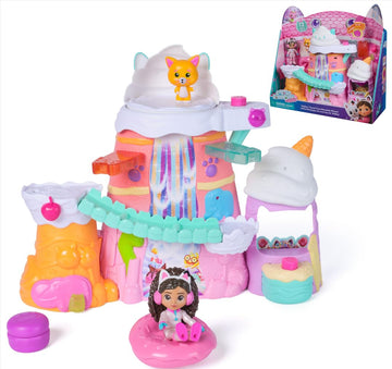 Gabby's Dollhouse: The Movie - Icing Mountains Playset, 12-Piece Playset with Gabby Figure, Leopold & Dollhouse Accessories, for Children Aged 3