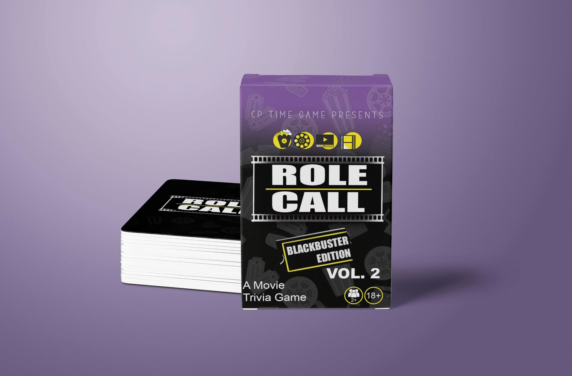CP TIME Role Call: Blackbuster Edition - Movie Trivia Game for Adults, Black Culture Games, Family Fun, Great for Family Game Nights! (Volume 2)