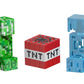 Mattel Minecraft Diamond Level Creeper Action Figure & Die-Cast Accessories, Collectible Toy Inspired by Video Game, 5.5-inch Scale