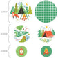 Big Dot of Happiness Camping Large Confetti, Happy Camper Kids Birthday Party Table Decorations, Giant Confetti Centerpiece - 27 Count Circles