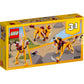 LEGO Creator 3in1 Wild Lion 31112 3in1 Toy Building Kit Featuring Animal Toys for Kids, New 2021 (224 Pieces)