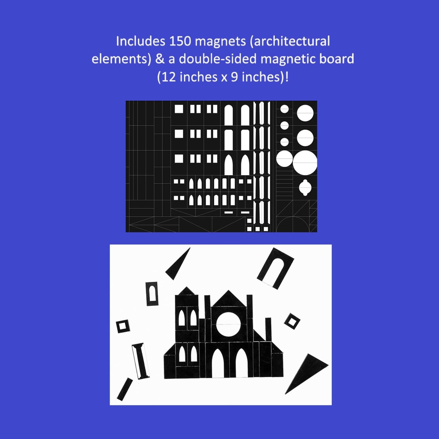 Dowling Magnets Wonderboard STEAM Architect Magnet Set Small