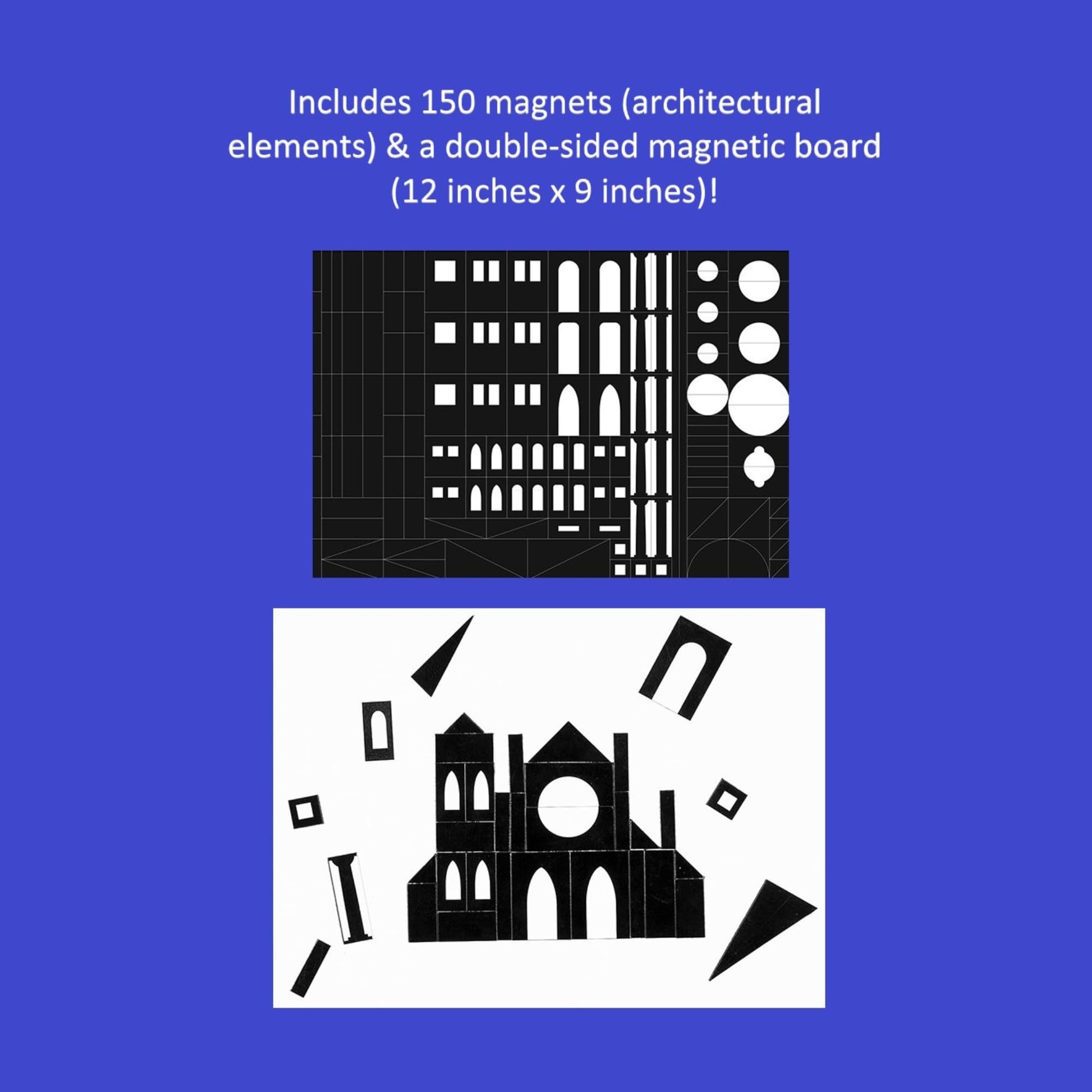 Dowling Magnets Wonderboard STEAM Architect Magnet Set Small