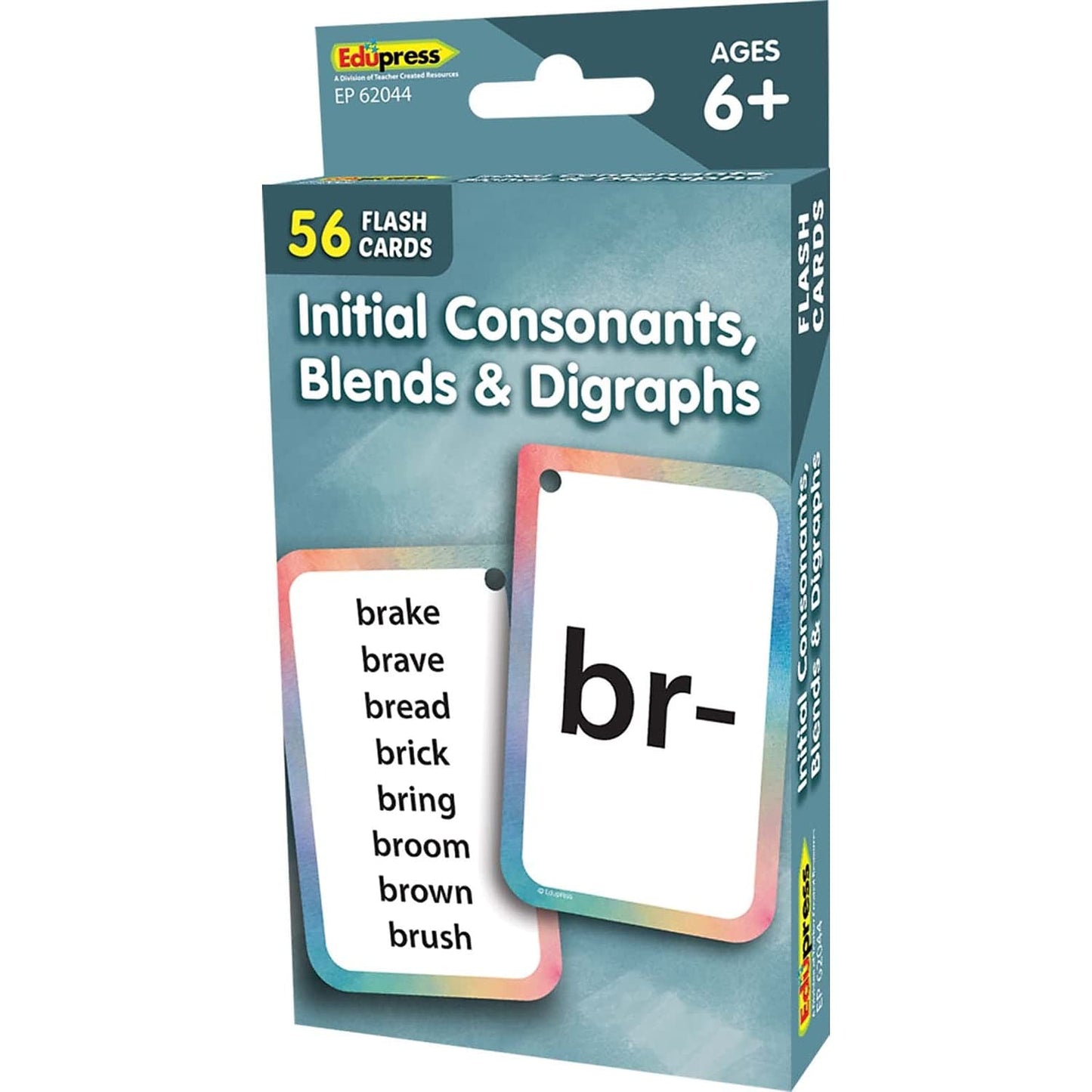 Teacher Created Resources Initial Consonants, Blends & Digraphs Flash Cards (EP62044)