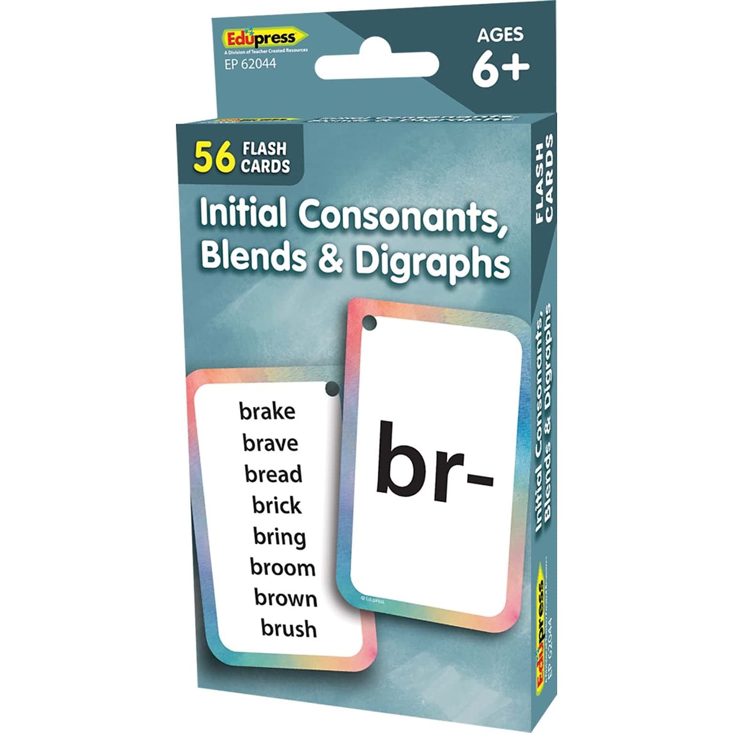 Teacher Created Resources Initial Consonants, Blends & Digraphs Flash Cards (EP62044)
