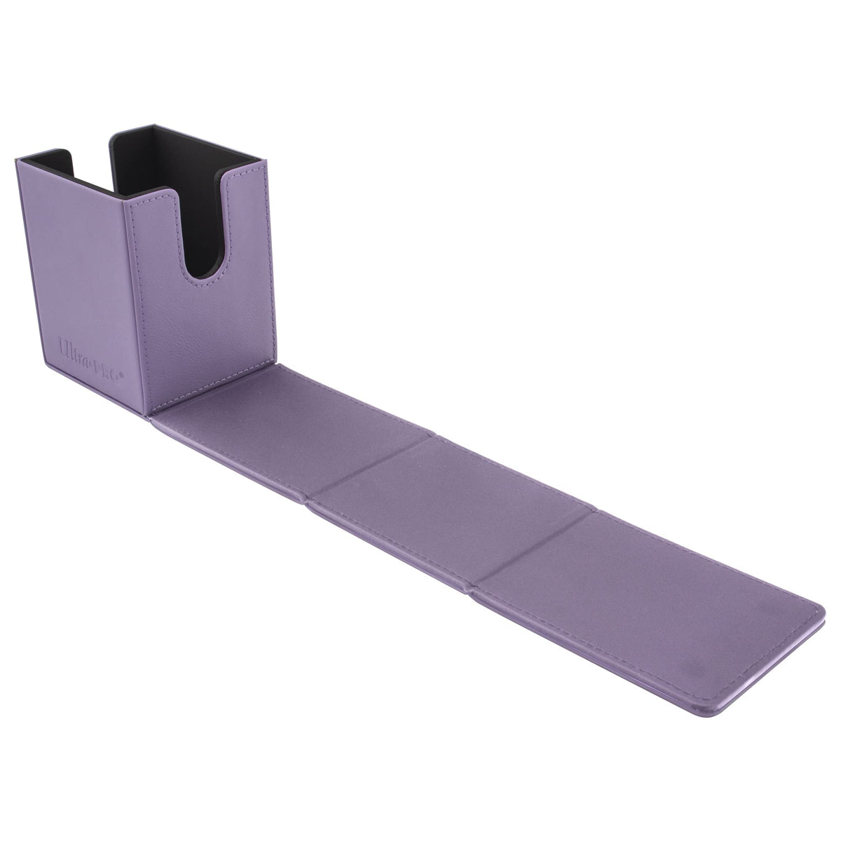 Ultra Pro - Vivid Alcove Flip Card Deck Box (Purple) - Stores & Protects Up To 100 Standard Size, Baseball Gaming Sports or Any Standard Size Cards In