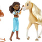 Mattel Spirit Untamed Doll & Toy Horse Set, 7-inch Pru Small Doll with 7 Movable Joints, Chica Linda (8-inch) with Soft Mane & Tail & Accessories