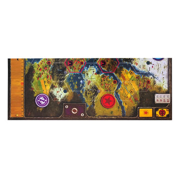 Stonemaier Games: Scythe Board Extension | Add to Scythe (Base Game) to Make the Map and Hexes Extra Large | Great for Games with a High Player Count