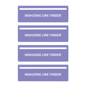 Tintinwiwigo 4Pack Mahjong Line Finder, Mahjong Line Reader, Mahjong Card Guide, Mahjong Rules Helper, Mahjong Accessories and Gifts for Women