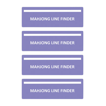 Tintinwiwigo 4Pack Mahjong Line Finder, Mahjong Line Reader, Mahjong Card Guide, Mahjong Rules Helper, Mahjong Accessories and Gifts for Women