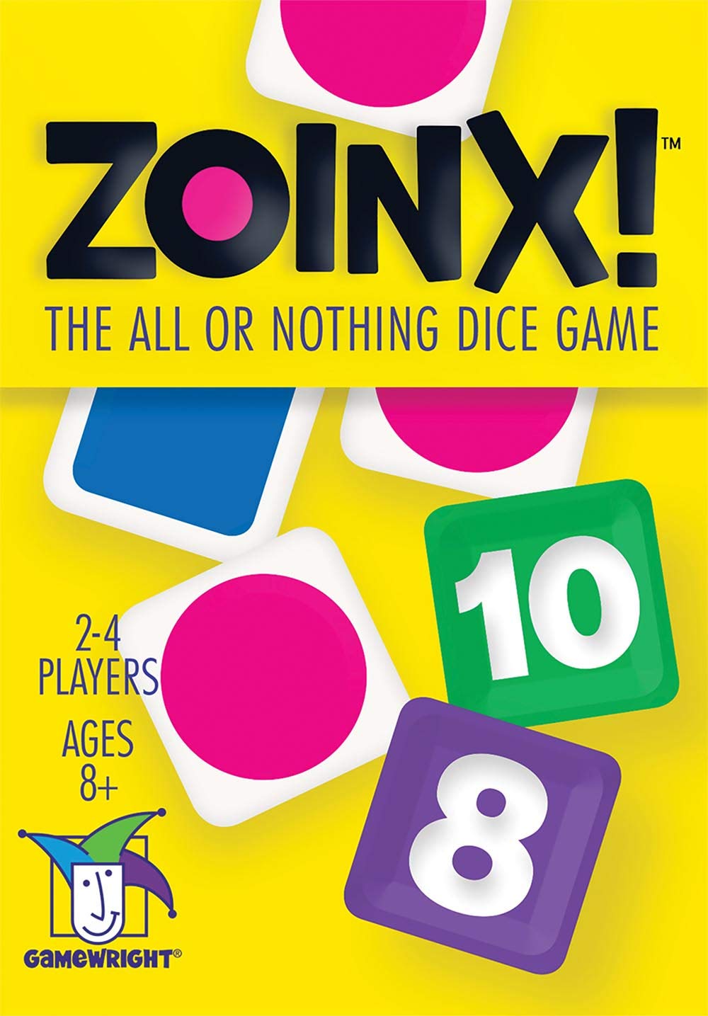 Gamewright Zoinx - The All or Nothing Dice Game Multi-colored, 5"