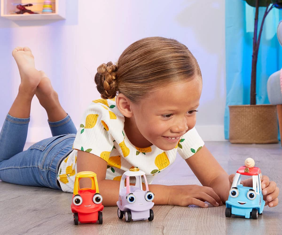 Little tikes Let's Go Cozy Coupe - Ice Cream Truck - Mini Push and Play Vehicle for Tabletop & Floor Push Play Car Fun - Suitable for Toddlers from 3