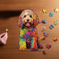 Nestologi Labradoodle Dog Wooden Jigsaw Puzzle, 150 Pieces Large