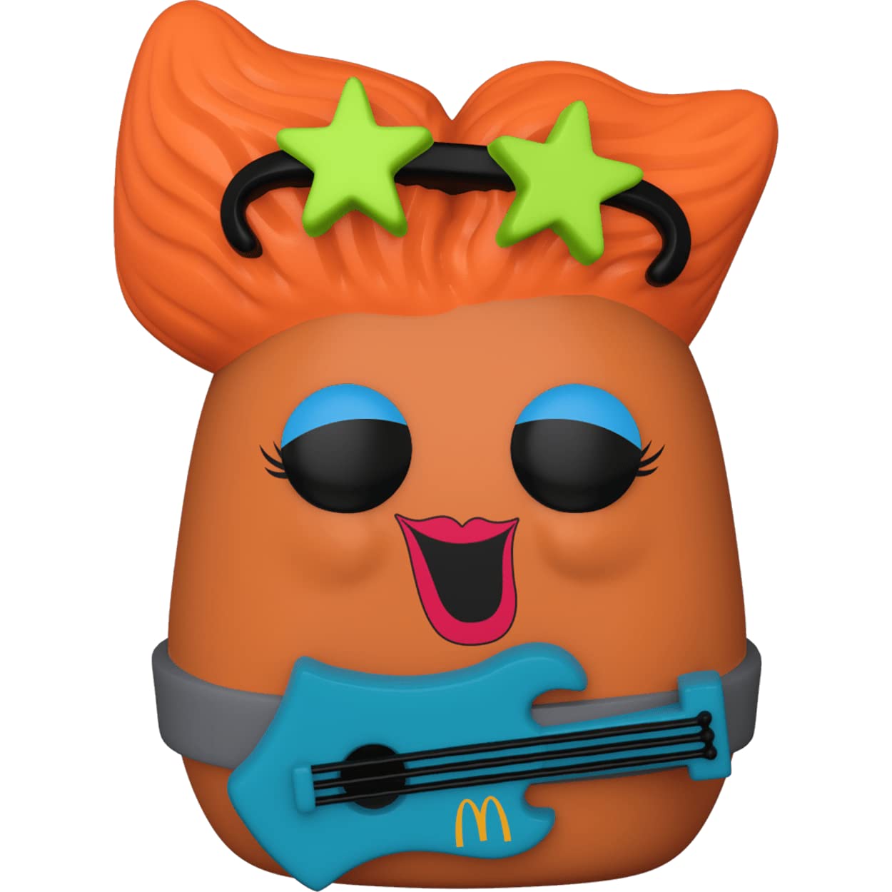 Funko Rockstar M c Nugget: P o p ! Ad Icons Vinyl Figurine Bundle with 1 Compatible 'ToysDiva' Graphic Protector (113-52988 - B)