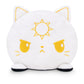 TeeTurtle Reversible 6" Cat Plushie - Celestial Sun and Moon - Cute Kawaii Soft Stuffed Animal