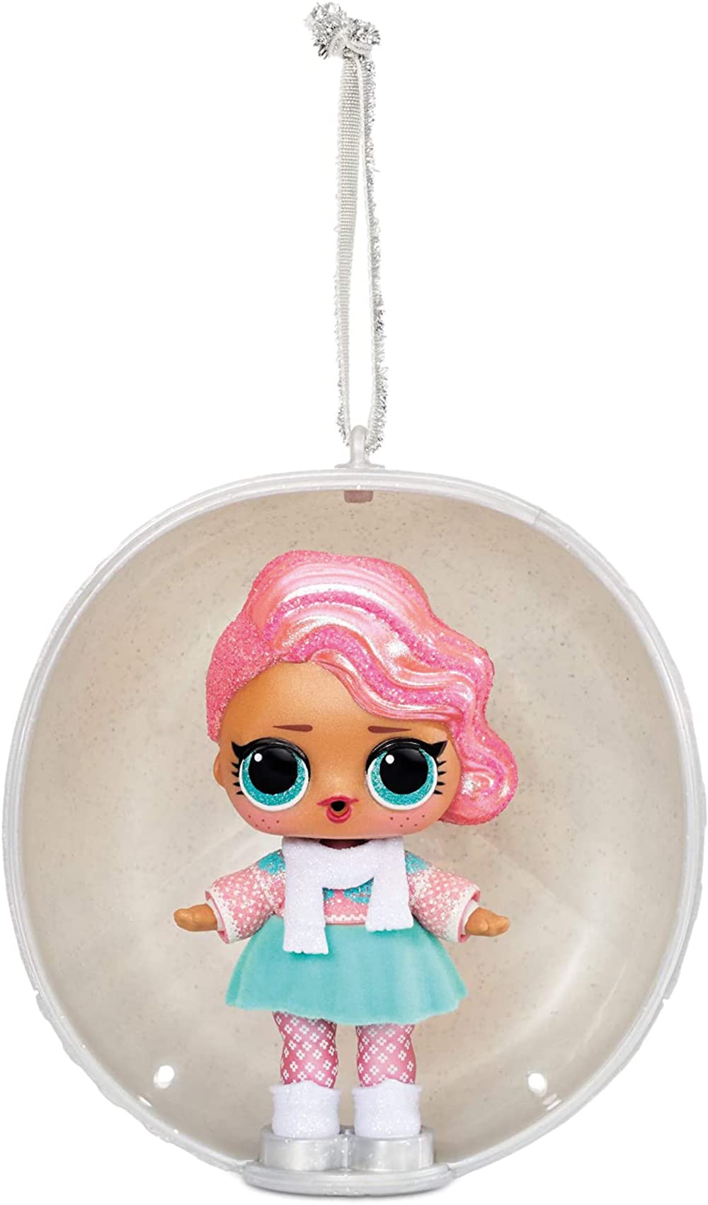 L.O.L. Surprise! Winter Chill Dolls with 8 Surprises Including Collectible Doll with Winter Fashion Outfits, Accessories, Holiday Ornament Ball - Gift