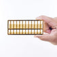 BRABUD Mini Copper Abacus Decoration Chinese Calculator Math Calculating Tool Paperweight Home Office Desk Decor Teacher Gift Collection WQ018