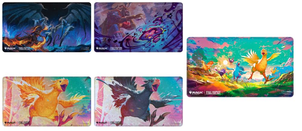 Ultra PRO - Final Fantasy x Universes Beyond Sephiroth (Wisnu Tan) Black Stitched Playmat for Magic: The Gathering | Card Game Playmat, Final Fantasy
