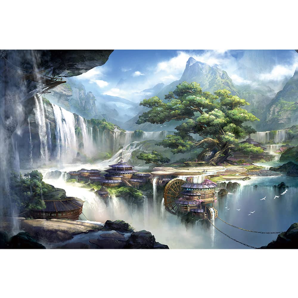 Ingooood- Fantasy Series- City of Machine Operated- Jigsaw Puzzles 1000 Pieces Entertainment Toys for Adult Special Graduation or Birthday Gift Home