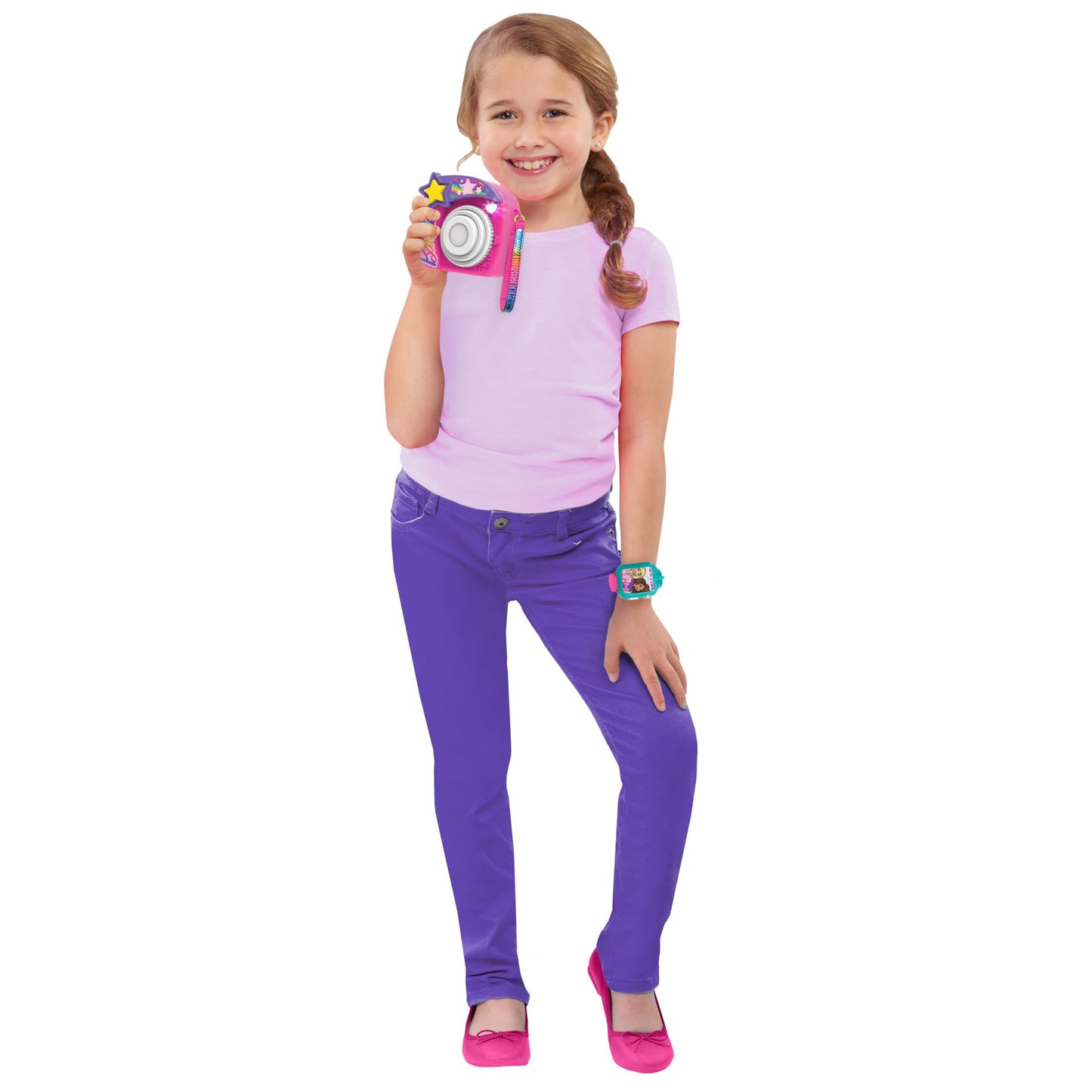 Barbie Photo Filter Play Camera and Play Smart Watch Set with Lights and Sounds, Pretend Play, Kids Toys for Ages 3 Up by Just Play