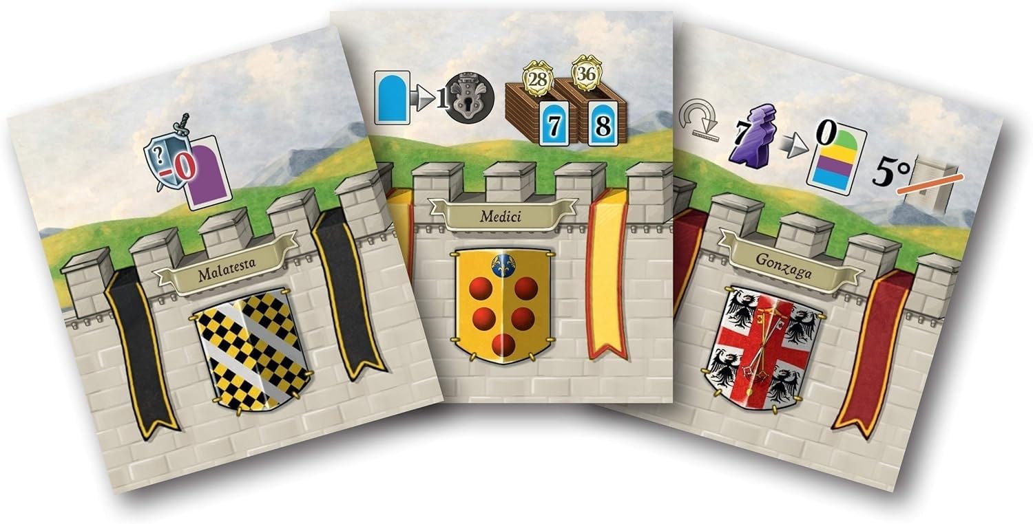 CMON Lorenzo il Magnifico: Houses of Renaissance Expansion | Strategy Board Game for Teens and Adults| Ages 14 and up | 2 to 5 Players | Average