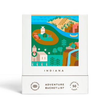 Reach International Outfitters Indiana Adventure Bucket List: 50 Scratch-Off Cards for Outdoor Activities, Tourist Attractions, and Road Trips