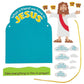 Fun Express What A Friend We Have in Jesus Craft Kit - Sunday School Crafts for Kids Bulk 12 Pack | Christian Stickers for Kids & Bible Crafts |