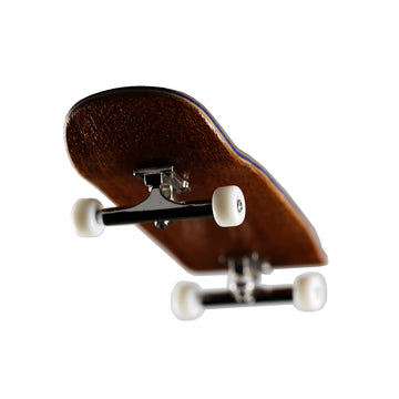 NOAHWOOD Wooden PRO 9.0 Fingerboard Complete (Noah Team 9.0 Short Nose Short Tail) Hand Made(Deck +34mm Prince Silvery Trucks)(+NW PRO Wheels ii) Set