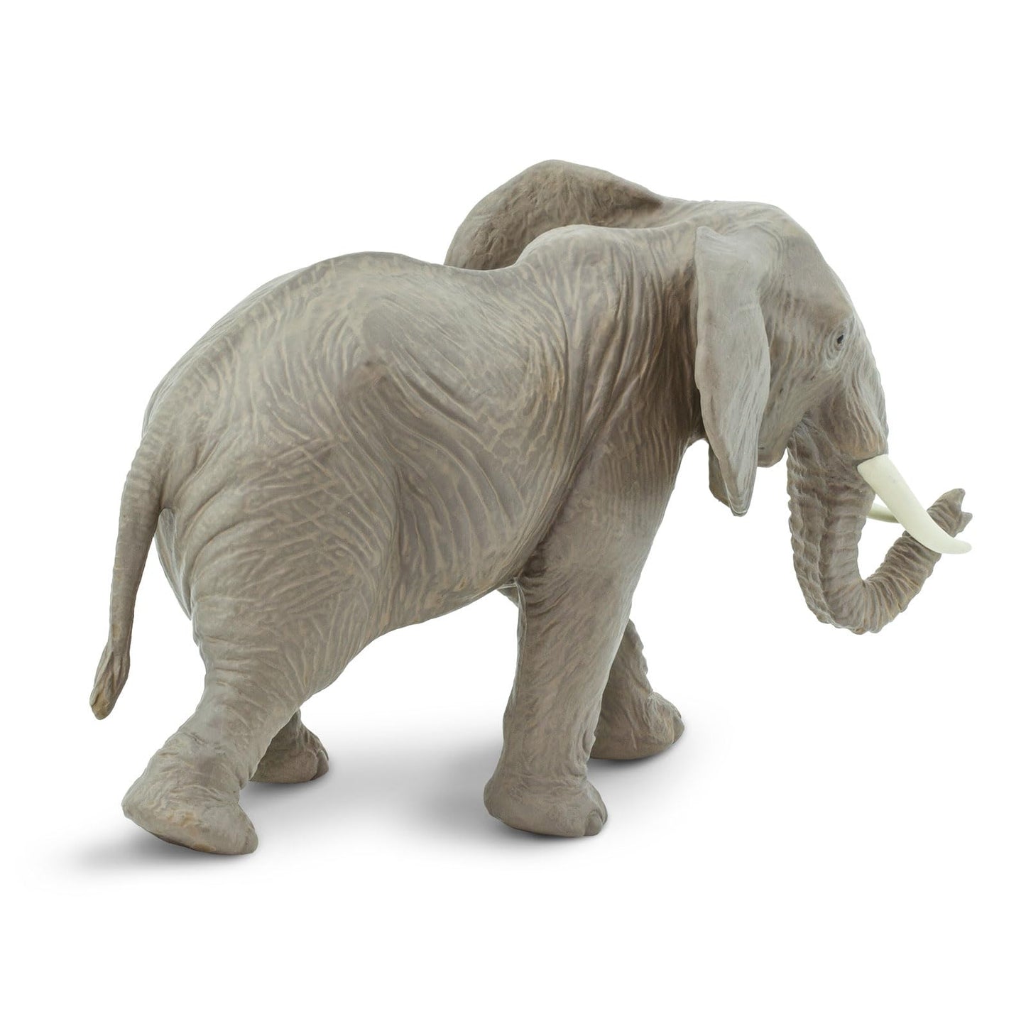 Safari Ltd. African Elephant Toy Figurine - Detailed, Hand-Painted 6.5" Wildlife Model Figure - Safe and Educational Toy for Boys, Girls & Kids Ages
