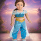 Sweet Dolly 18 Inch Doll Clothes 6 Sets Princess Dresses Accessories Costume Jasmine Aurora Belle Snow White for 18 Inch Dolls