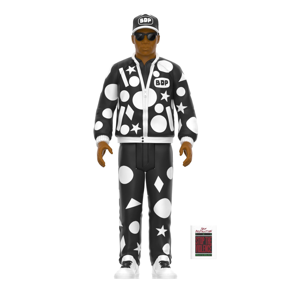 Super7 KRS-One (Self Destruction) - 3.75" KRS-One Action Figure with Accessory Classic Hip Hop Collectibles and Retro Toys