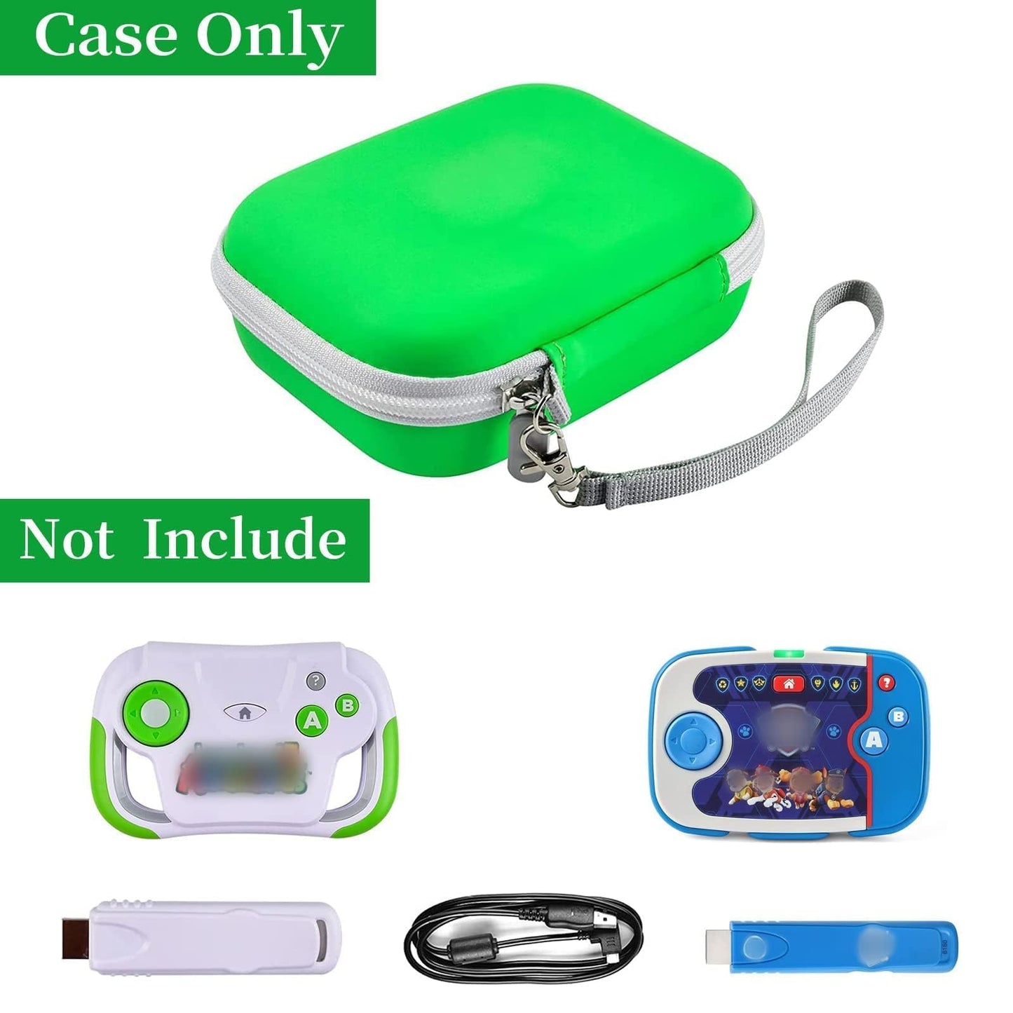 Case Compatible with Leapfrog LeapLand Adventures & for PAW Patrol Learning Video Games. Toy Storage Carrying Holder for Leap Frog leapster Game