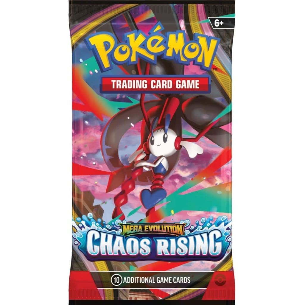 Pokemon TCG: Mega Evolution - Chaos Rising 1 x Booster Pack, Collectible Card Game