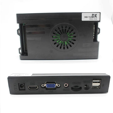 UYXOERA 3D Saga DX Plus 3000 Horizontal + 516 Vertical Games System, 3 Sides Cocktail, Arcade PCB, Jamma Box, USB Trackball, CRT, VGA, HDMI