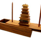 Tower of Hanoi Chedi 7 Layers - Wooden IQ Puzzle Brain Teaser