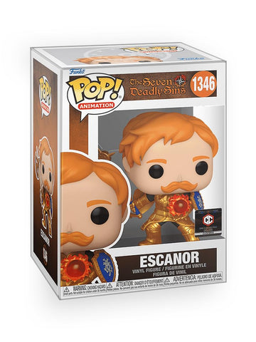 Epic Collectibles Pop Anime: The Seven Deadly Sins - Escanor Exclusive Vinyl Figure Included with Box Protector Compatible for Funko