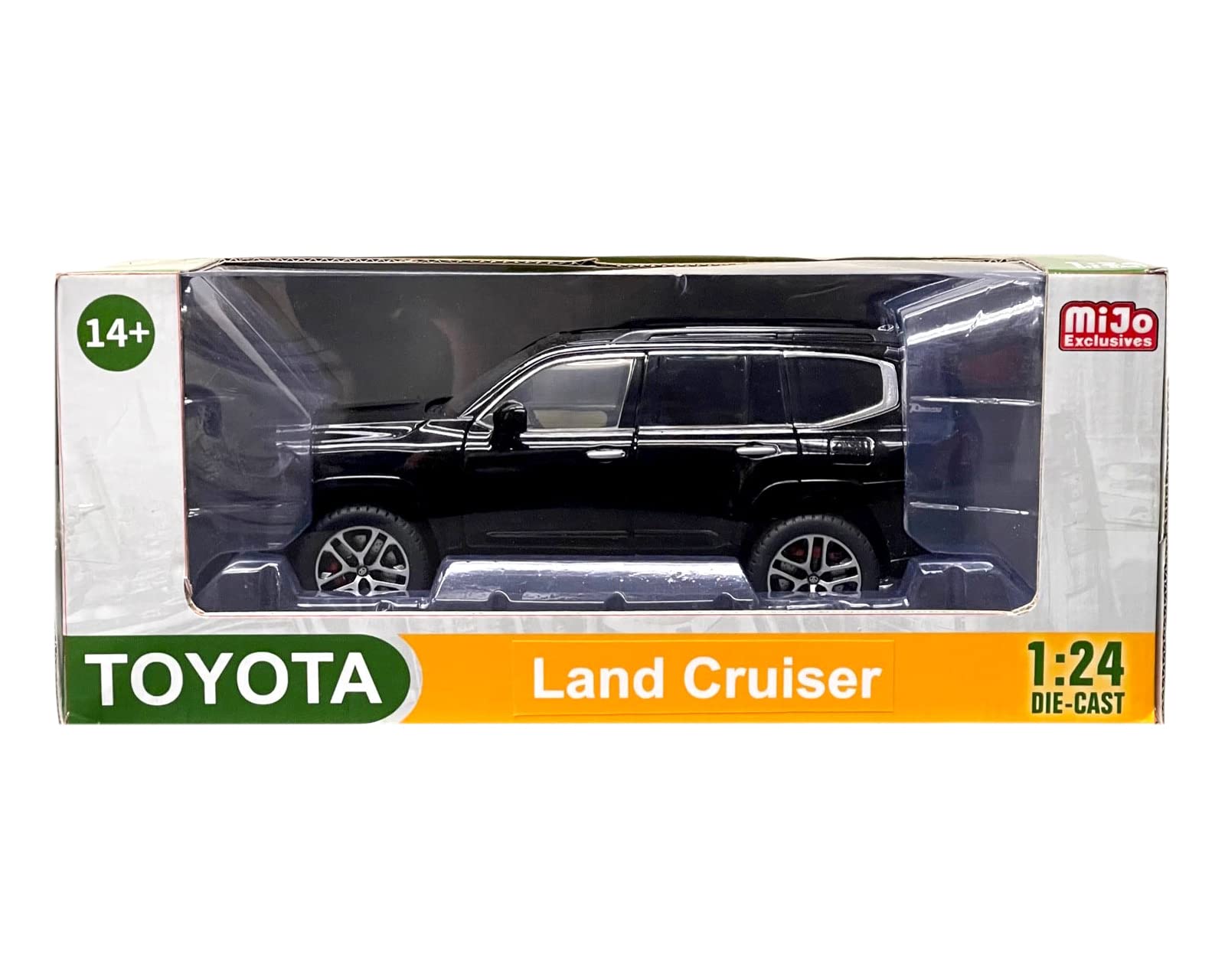 MiJo Exclusives 2023 Toyota Land Cruiser - Black - 1:24 - H08222BK