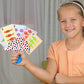 Regal Games 4 Pack Card Holders for Playing Cards - Kids Card Holder with Plastic Paddles - Ideal for Family Fun Game Night and Travel (Ages 3+)