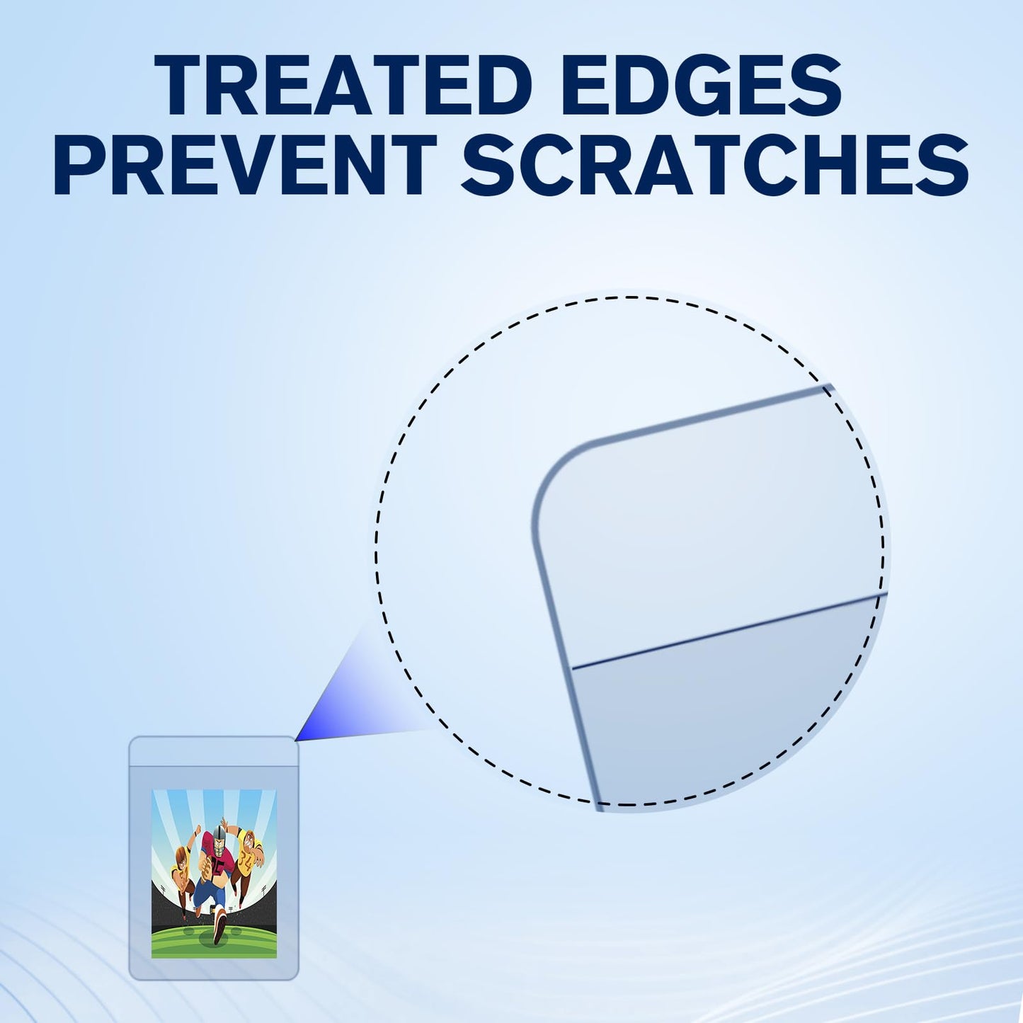 600ct Semi Rigid Card Holder - Ultra Clear Card Savers TCG Protectors, with 1/2'' Protective Lip, Semi Rigid Card Sleeves for BGS, SGC Grading