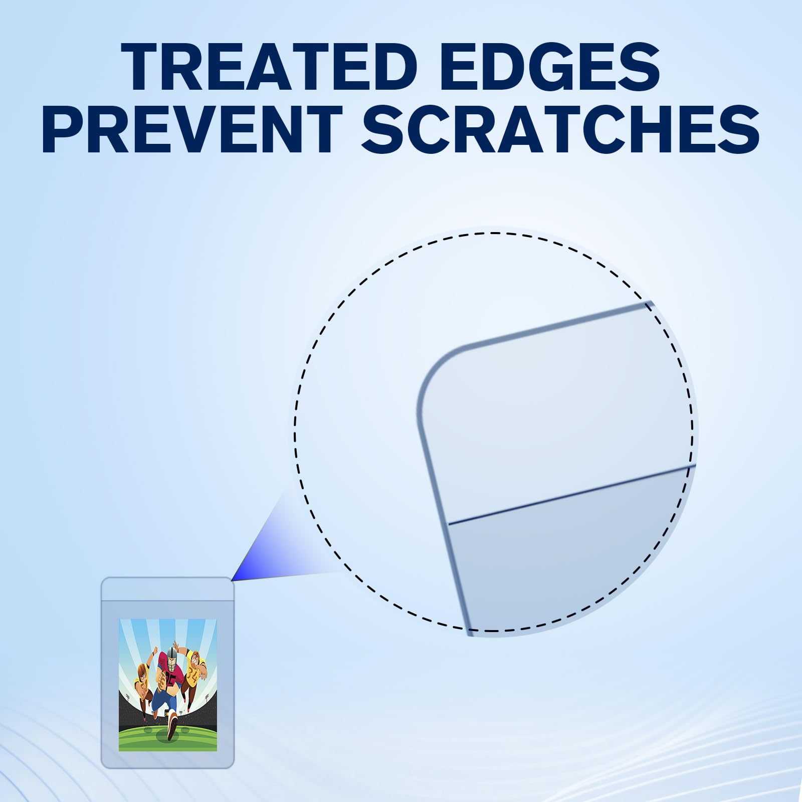 600ct Semi Rigid Card Holder - Ultra Clear Card Savers TCG Protectors, with 1/2'' Protective Lip, Semi Rigid Card Sleeves for BGS, SGC Grading