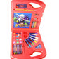 Marvel Spider-Man Art Set Bundle ~ 40 Pc Superhero Art Kit with Spiderman Coloring Utensils, Brushes, Art Pad, Stickers and More! (Spiderman Color