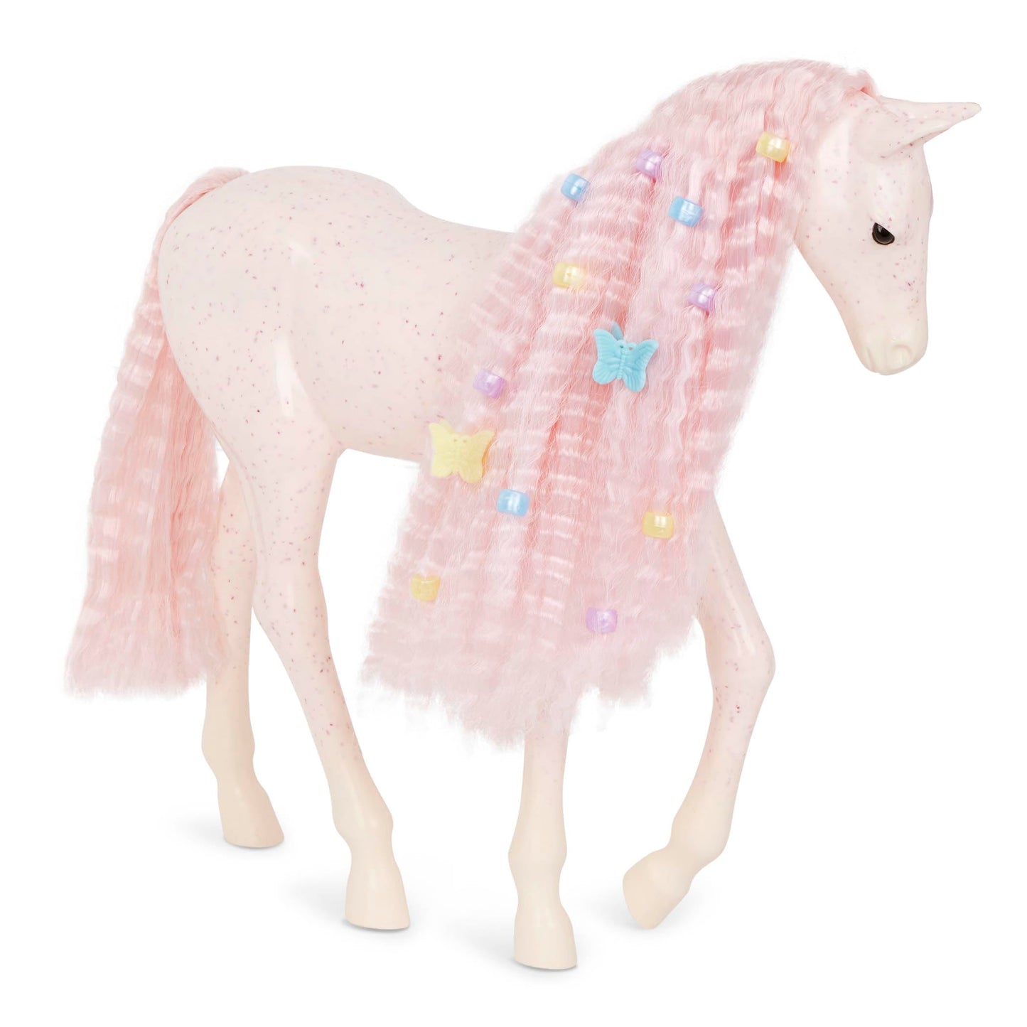 Our Generation - Elara and Lumina - 46 cm Doll & Horse Foal Set - Matching Pink Hair - Accessories for Grooming and Styling - Pretend Play - Toy
