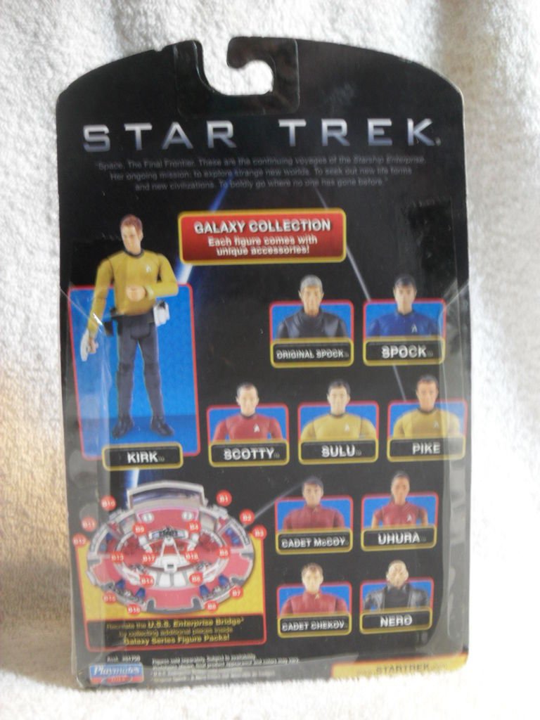 Star Trek Movie 3 3/4 Kirk Enterprise Uniform Action Figure Playmates