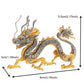 Mokrdomain Zodiac Dragon 3D Metal Puzzle, Golden, 51 Pieces