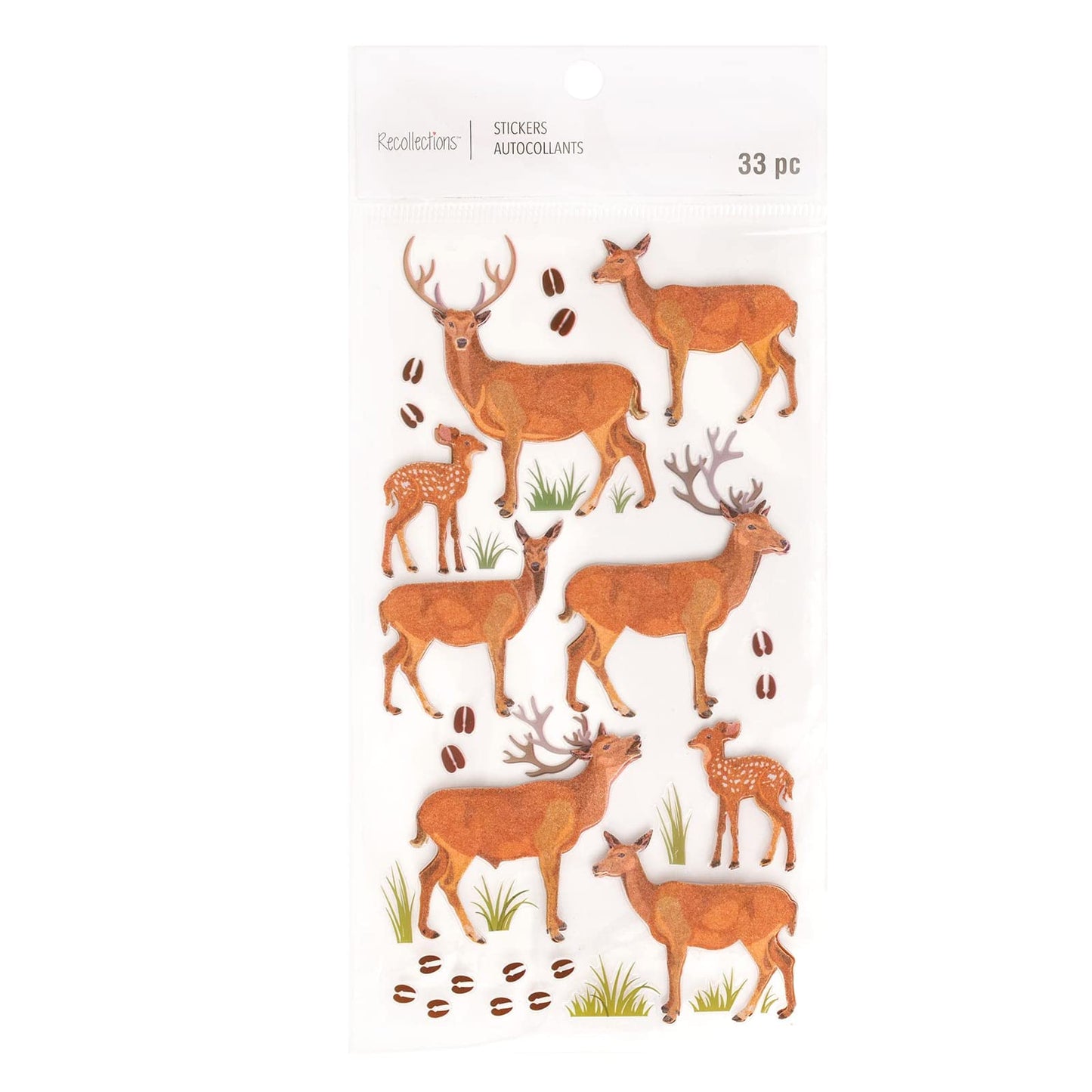 Recollections Deer Stickers, 12 Pack