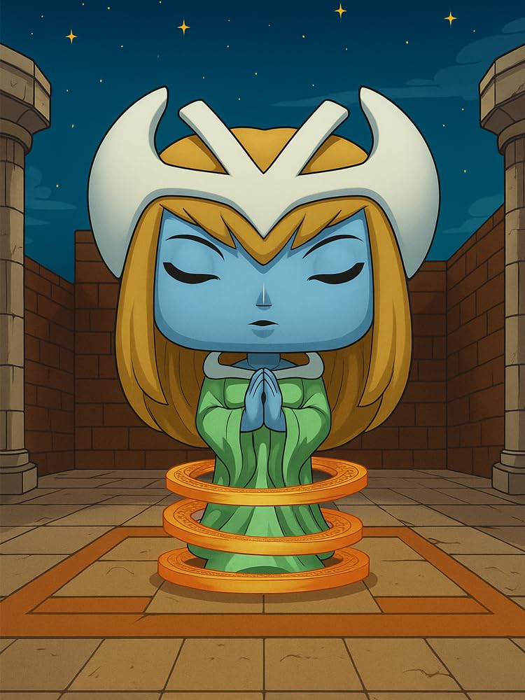 Funko Pop! Animation: Yu-Gi-Oh! - Mystical Elf 2024 Fall Convention Sticker Exclusive Vinyl Figure Collectibles with Soft Box Protector